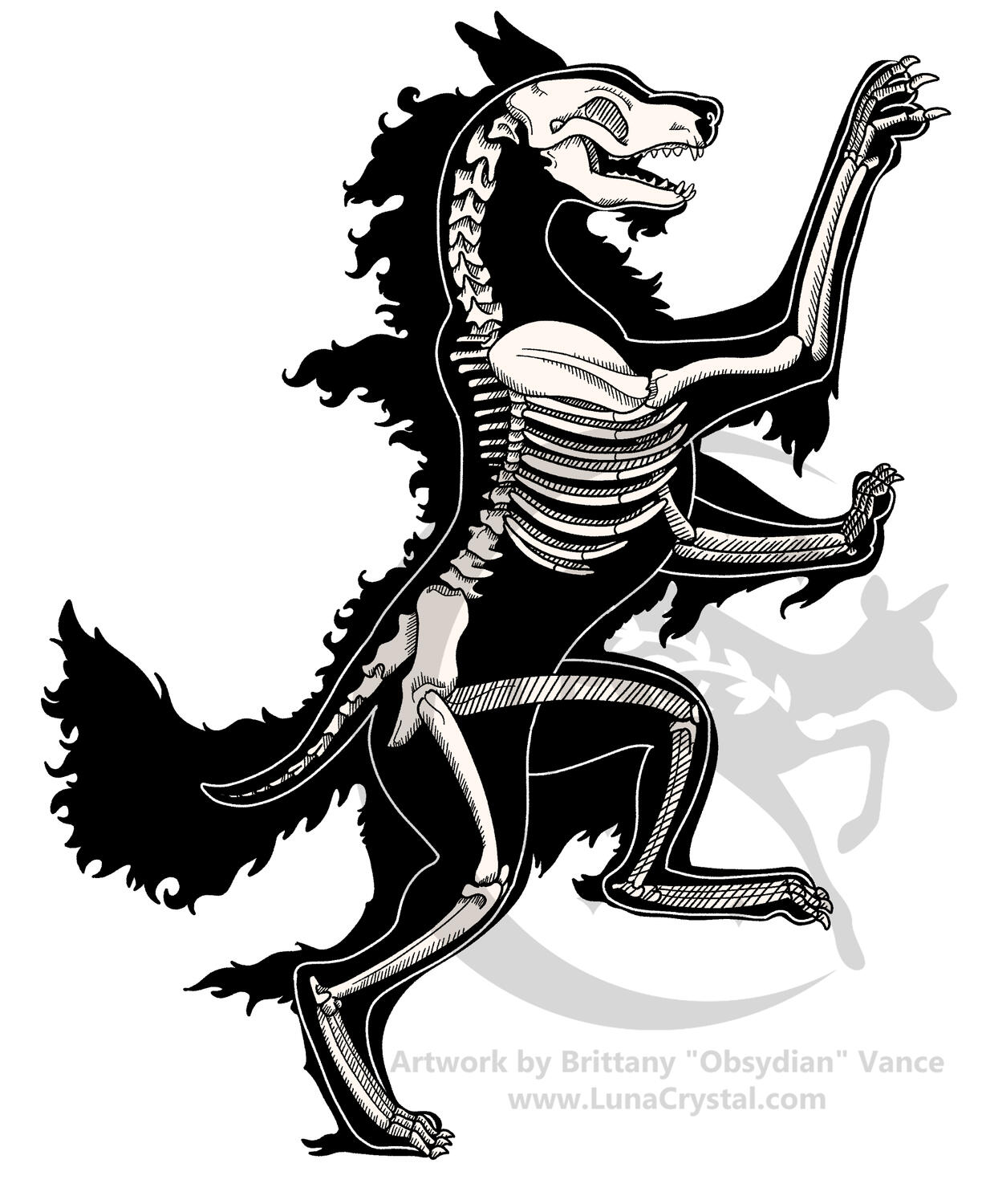 Skeletal Wolf, Commission